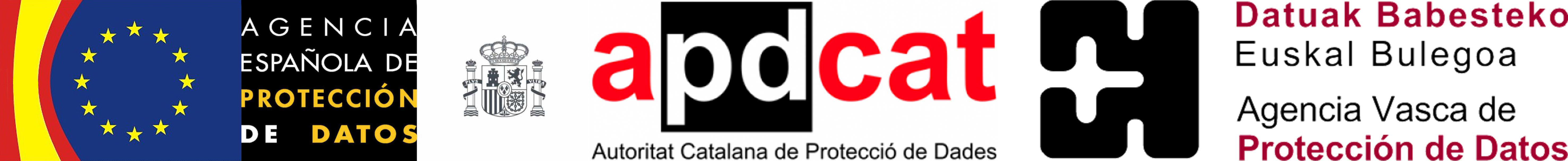 Logótipo Agência Espanhola de Proteção de Dados, Autoritat Catalana de Protecció de Dades e Datuak Babesteko Euskal Bulegoa